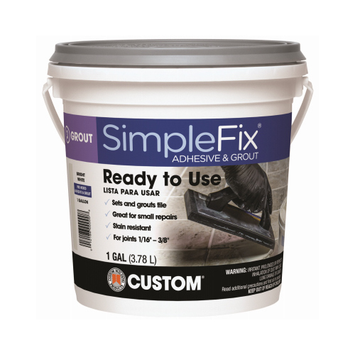 Custom Building Products TAGW1-2 Grout SimpleFix Indoor White 1 gal White