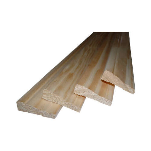 Molding 21/32" H X 7 ft. L Unfinished Natural Pine Unfinished - pack of 4