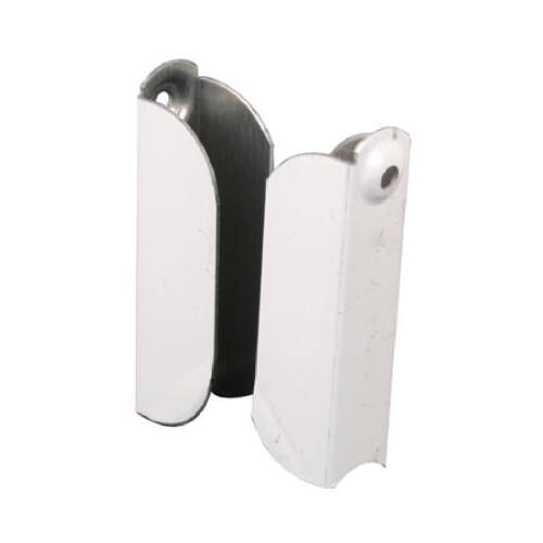 Screen Frame Top Hanger, Aluminum, Painted, White, For: 7/16 in Screen Frame - pack of 36