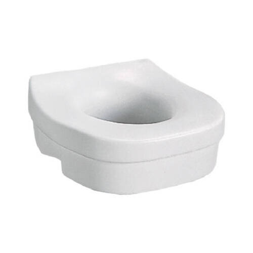 Delta DF570 Elevated Toilet Seat White Plastic 5" H X 11-3/4" L White