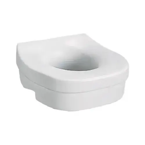 Delta DF570 Elevated Toilet Seat White Plastic 5" H X 11-3/4" L White