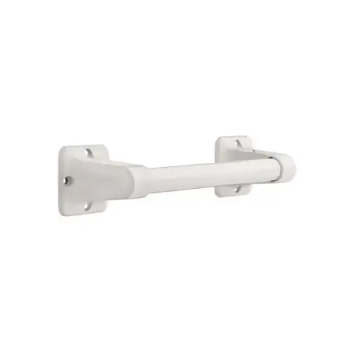 Grab Bar 10.63" L Stainless Steel White