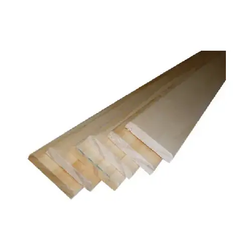 Screen Trim, 96 in L, 3/4 in W, Pine Wood - pack of 16