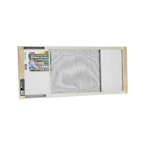 Frost King AWS1037 W.B. Marvin Window Screen, 10 in L, 21 to 37 in W, Aluminum