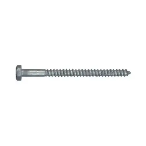 Lag Screw 5/16" X 2-1/2" L Hex Hot Dipped Galvanized Steel Hot Dipped Galvanized