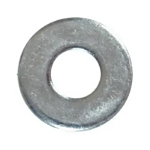 USS Flat Washer Zinc-Plated Steel 1/4" Zinc-Plated - pack of 10