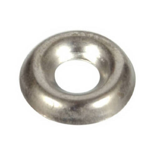 Countersunk Finish Washer Nickel-Plated Steel .164" Nickel-Plated