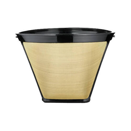 Coffee Filter 12 cups Black/Gold Cone Black/Gold