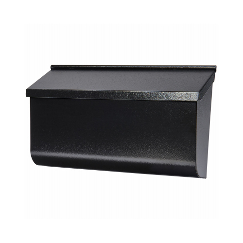 Gibraltar Mailboxes L4010WB0 Mailbox Gibraltar es Woodlands Contemporary Galvanized Steel Wall Mount Black Powder Coated