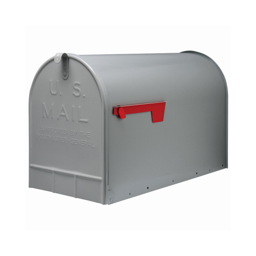 Gibraltar Mailboxes ST200000 Mailbox Gibraltar es Stanley Classic Galvanized Steel Post Mount Gray Powder Coated