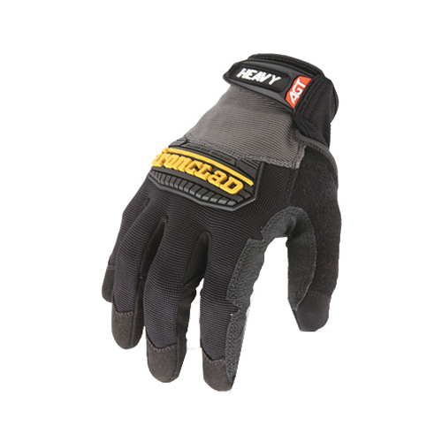 Gloves Men's Heavy Duty Black/Gray XL Black/Gray