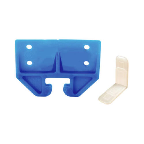 Drawer Track Guide Plastic Blue