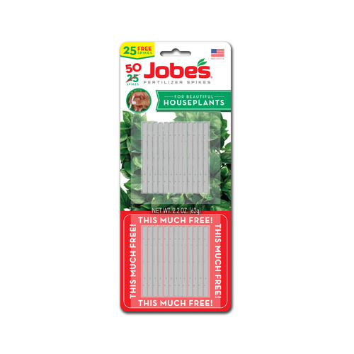 Jobes 05031T-XCP18 Fertilizer Blister Pack, Spike, 13-4-5 N-P-K Ratio - pack of 50 - pack of 18