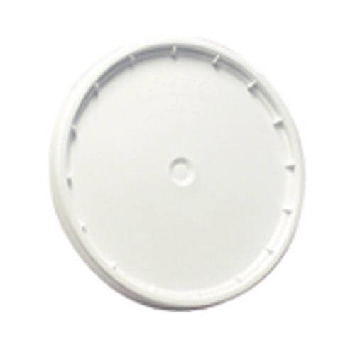 Leaktite LD6G01WH010-XCP10 Bucket Lid White 5 gal Plastic White - pack of 10