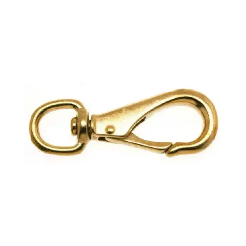 Quick Snap Polished Bronze 3-11/16" L Polished - pack of 10