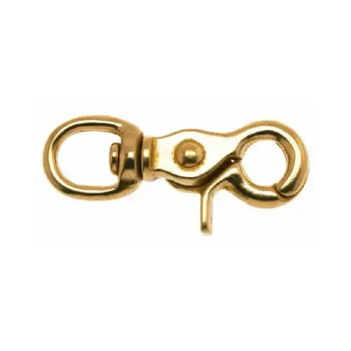Campbell T7625504 Trigger Snap 1/2" D X 2-1/2" L Polished Bronze 40 lb Polished