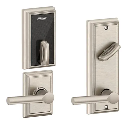 Deadbolts and Deadlatches Satin Nickel Plated Clear Coated