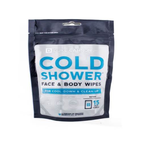 Duke Cannon TOWELSPOUCH1 Face And Body Wipes Cold Shower