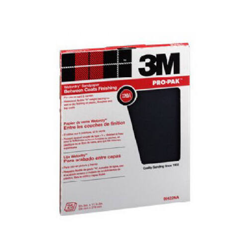 Sandpaper 11" L X 9" W 120 Grit Silicon Carbide