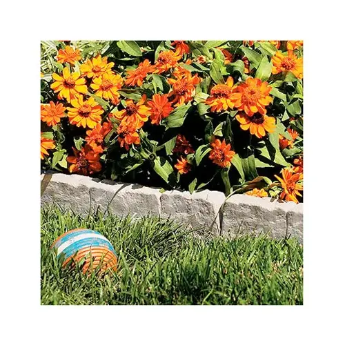 Suncast BSE10TG Lawn Edging 10 ft. L X 5.75" H Resin Taupe Marble Taupe Marble