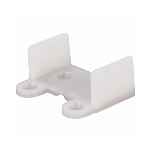 Door Guide, Plastic, White, Floor Mounting