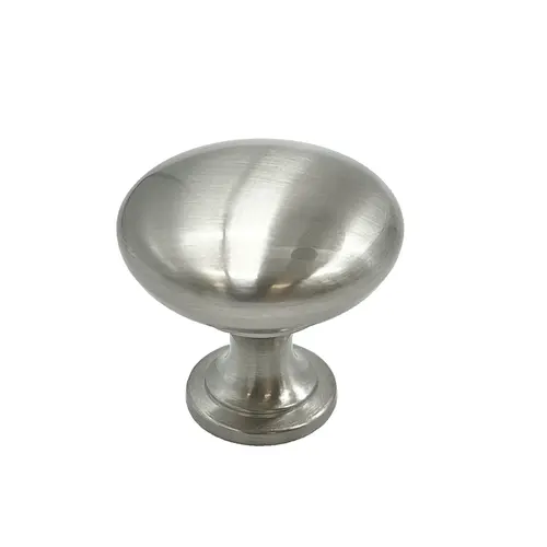 1-1/4" (32 mm) Diameter Allison Value Cabinet Knob Satin Nickel Finish - pack of 35