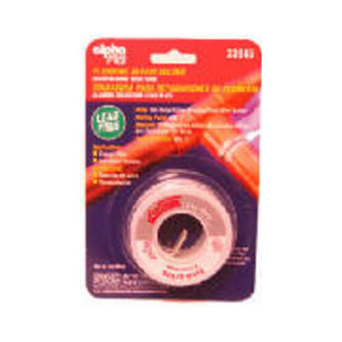 Plumbing Solder 3 oz Lead-Free 0.125" D Tin/Antimony 95/5