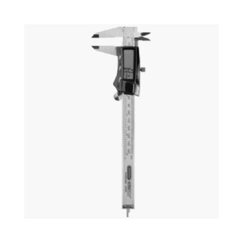 Caliper, 0 to 6 in, 1.57 in Jaw, Digital, LCD Display, Stainless Steel
