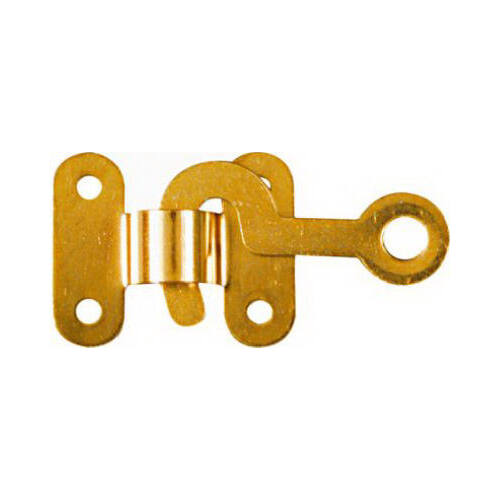 V1841 Hooks & Staple Solid Brass Finish
