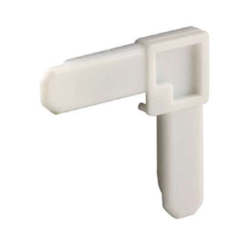 Screen Frame Corner White Plastic 1/4" W X 3/4" L White