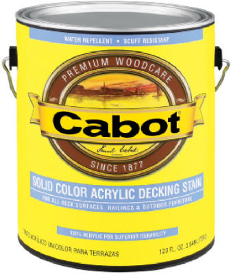 Cabot 140.0001806.005 1800 Series 140.000.005 Decking Stain, Low-Luster, Neutral Base, Liquid, 1 qt, Can