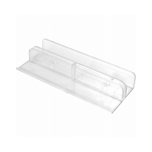 Prime-Line M 6067 Shower Door Bottom Guide 11/16" H X 1-5/8" W Clear Frameless Clear