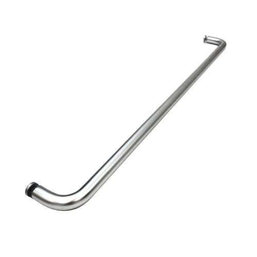 Brixwell TB-27SM-SA 27 Inches Center To Center Standard Tubular Shower Towel Bar Single Mount Without Washers Satine
