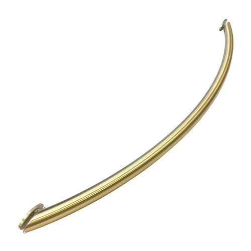 Brixwell TBR-24SM-SB 24 Inches Center to Center Arch Series Crescent Towel Bar Single Mount Satin-Brass