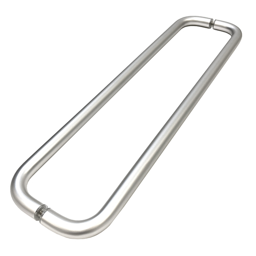20 Inches Center To Center Standard Tubular Shower Towel Bar Back to Back Mount Without Washers Satine