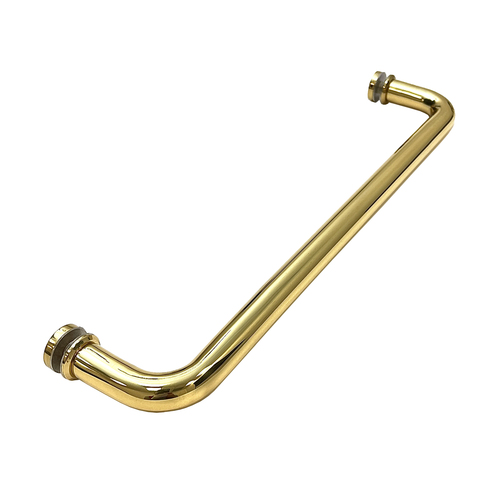 Brixwell TB14SMSWPB 14 Inches Center To Center Standard Tubular Shower Towel Bar Single Mount