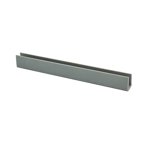 Gray 1/4" Plastic Edge Molding  24" Stock Length - pack of 10