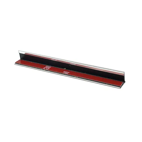 Chrome 3/8" Plastic Reflective Outside Angle Molding -  60" Length - pack of 10