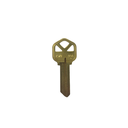 2 Chiavi Vergini Kwikset KW1 A 5 Pin – Ilco Testa Grande, Oro/argento, USA
