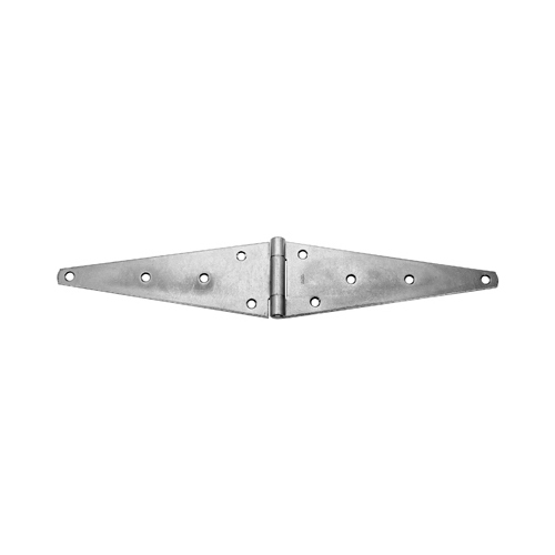 National Hardware N127910-XCP5 282BC 12" Heavy Strap Hinge Zinc Plated Finish - pack of 5