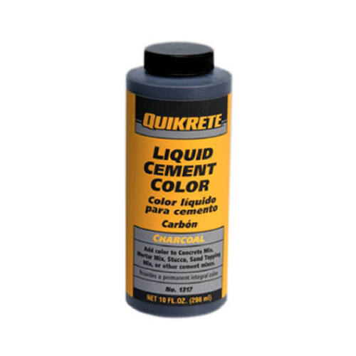 Quikrete 1317-00 Cement Colorant, Charcoal, Liquid, 10 oz Bottle