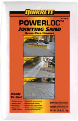 Quikrete 1150-47 POWERLOC Jointing Sand, Solid, Tan, 50 lb Bag