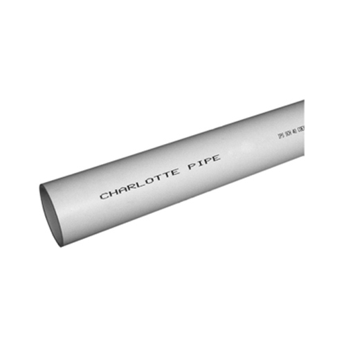 Schedule 40 DWV PVC Pipe, Foam Cell Core, 2-In. x 20-Ft.