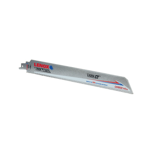 Reciprocating Saw Blade - 1" Width x.050" Thick - 12" Length - 8 TPI - Carbide