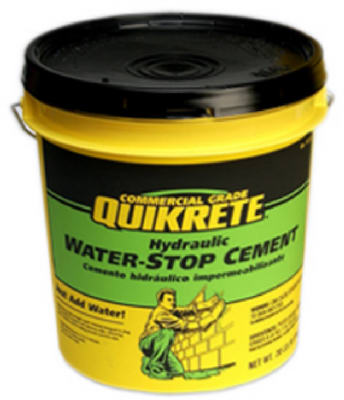 Quikrete 1126-20 Gray Hydraulic Water-stop Cement 20lb Pail