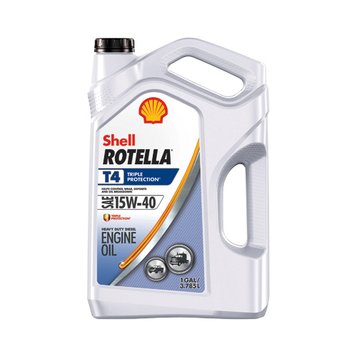 Shell Rotella 550045126-XCP3 Diesel Motor Oil, 15W-40, 1 gal - pack of 3