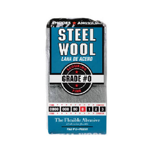 Steel Wool Pad 0 Grade Fine - pack of 6