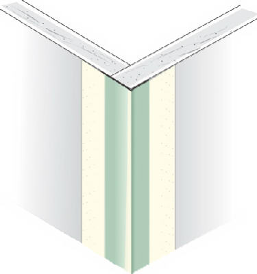 USG 280460 Corner Bead Sheetrock 2.5" W X 10 ft. L Metal 90 Degree