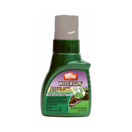 Ortho 0396410 WEED B GON Clover and Oxalis Killer, Liquid, Spray Application, 16 oz Bottle