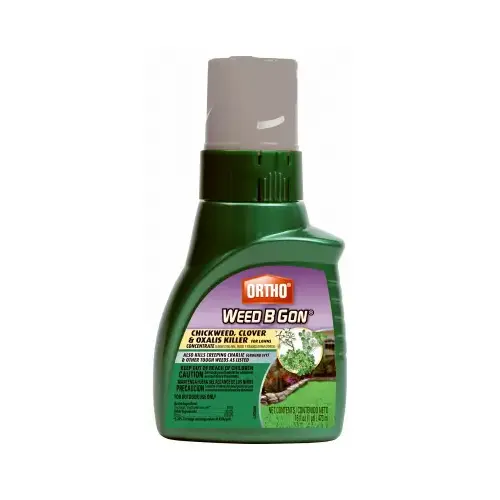 Ortho 0396415 WEED B GON Clover and Oxalis Killer, Liquid, Spray Application, 16 oz Bottle Clear